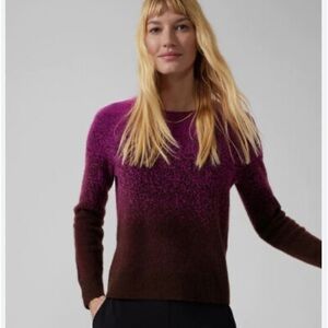 Athleta wool blend ombré sweater size medium